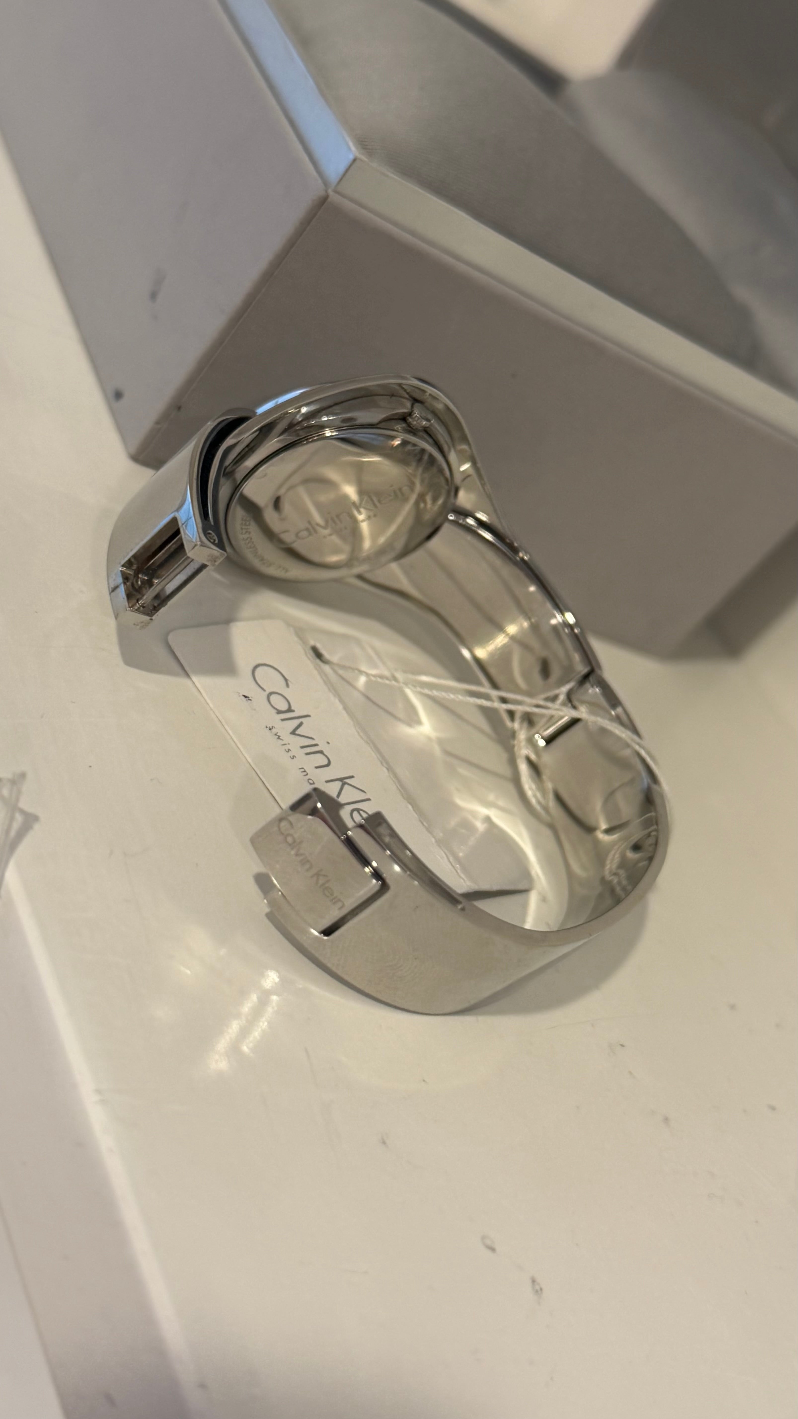 CK stainless steel watch
