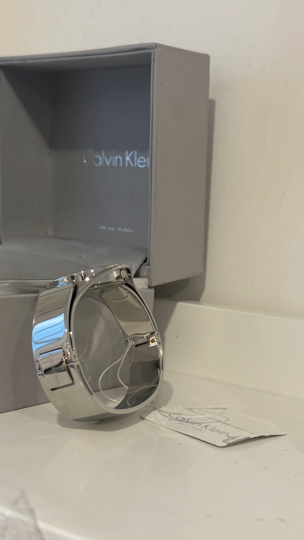CK stainless steel watch