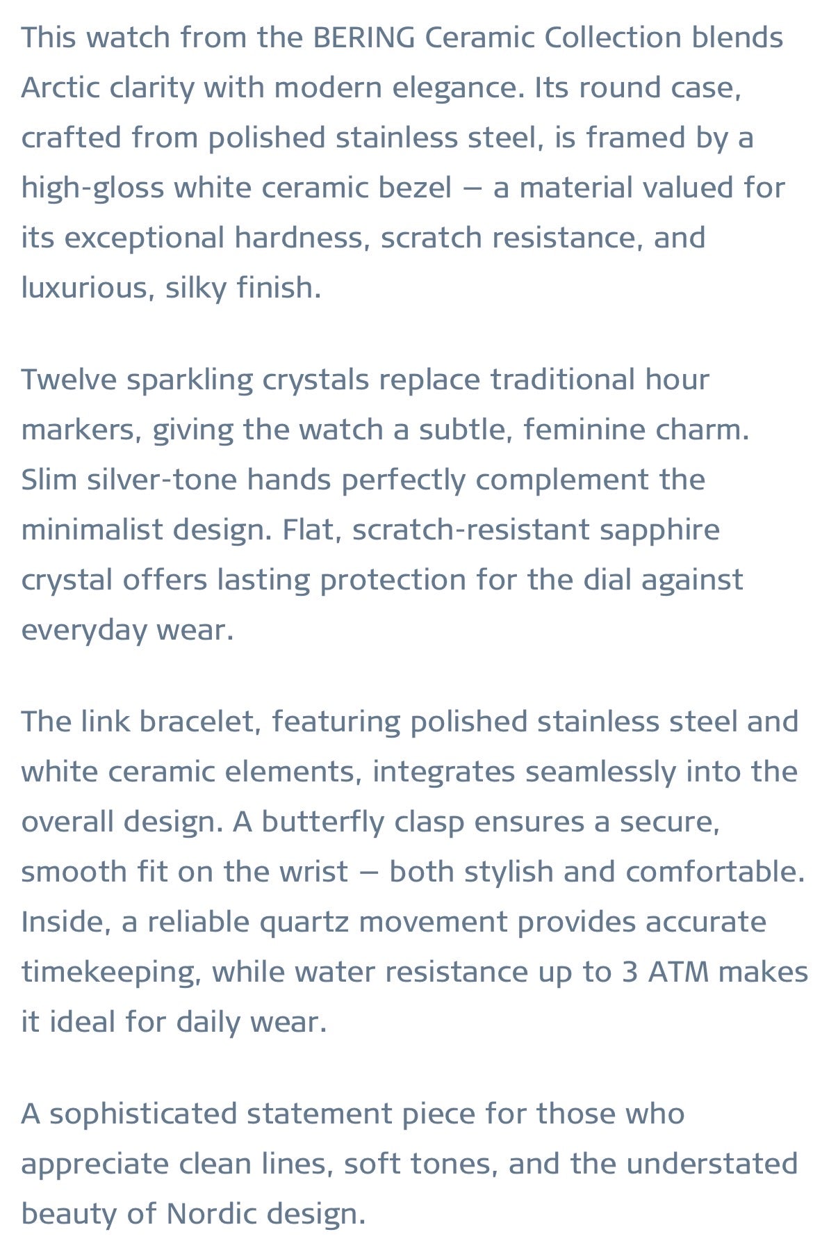 BERING Ceramic watch