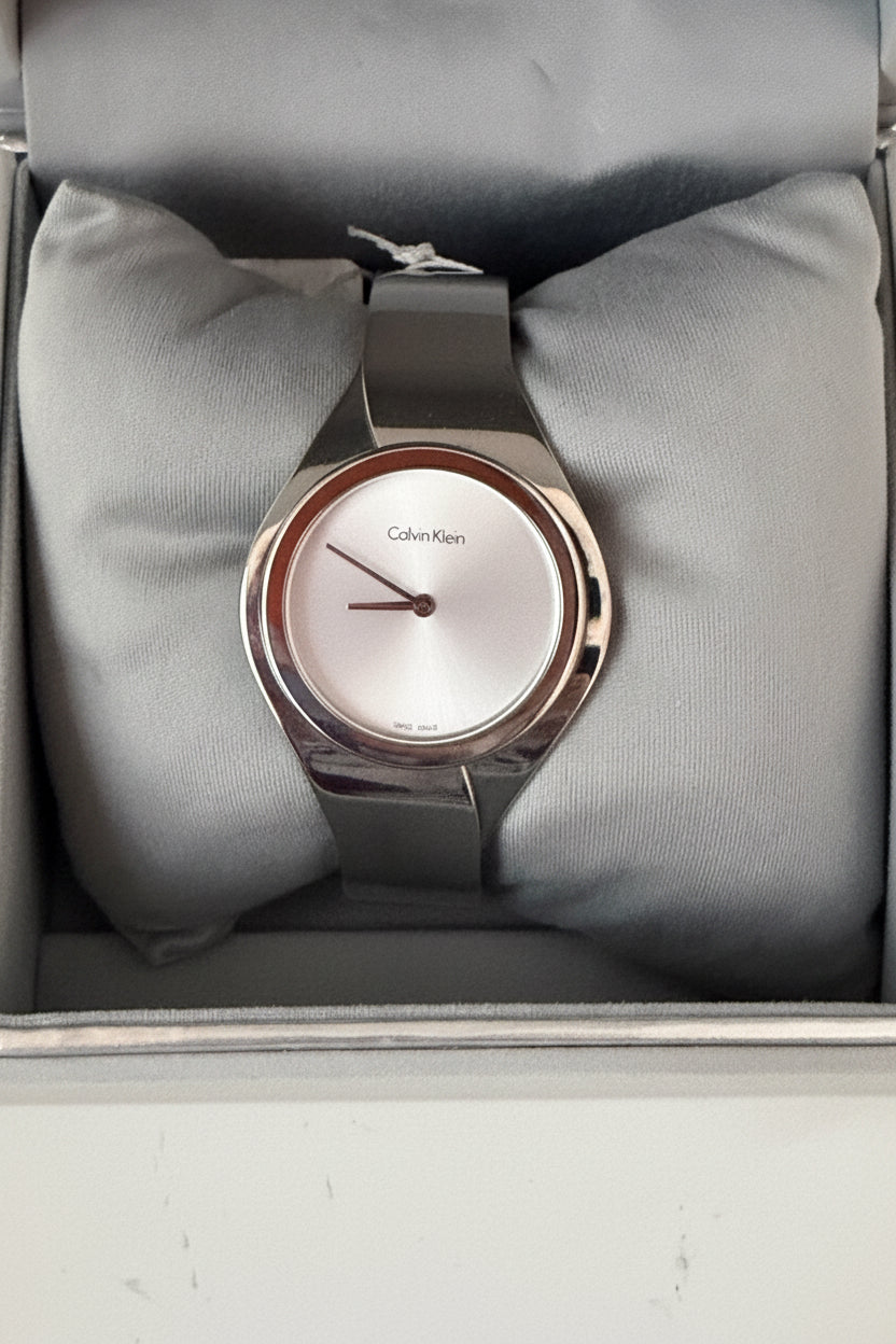 CK stainless steel watch