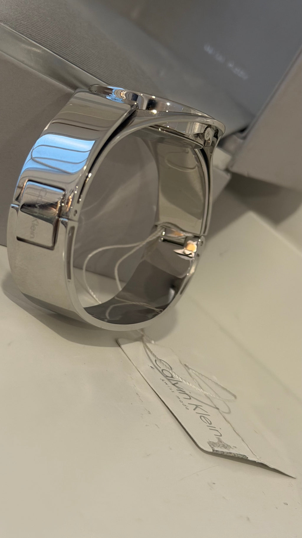 CK stainless steel watch