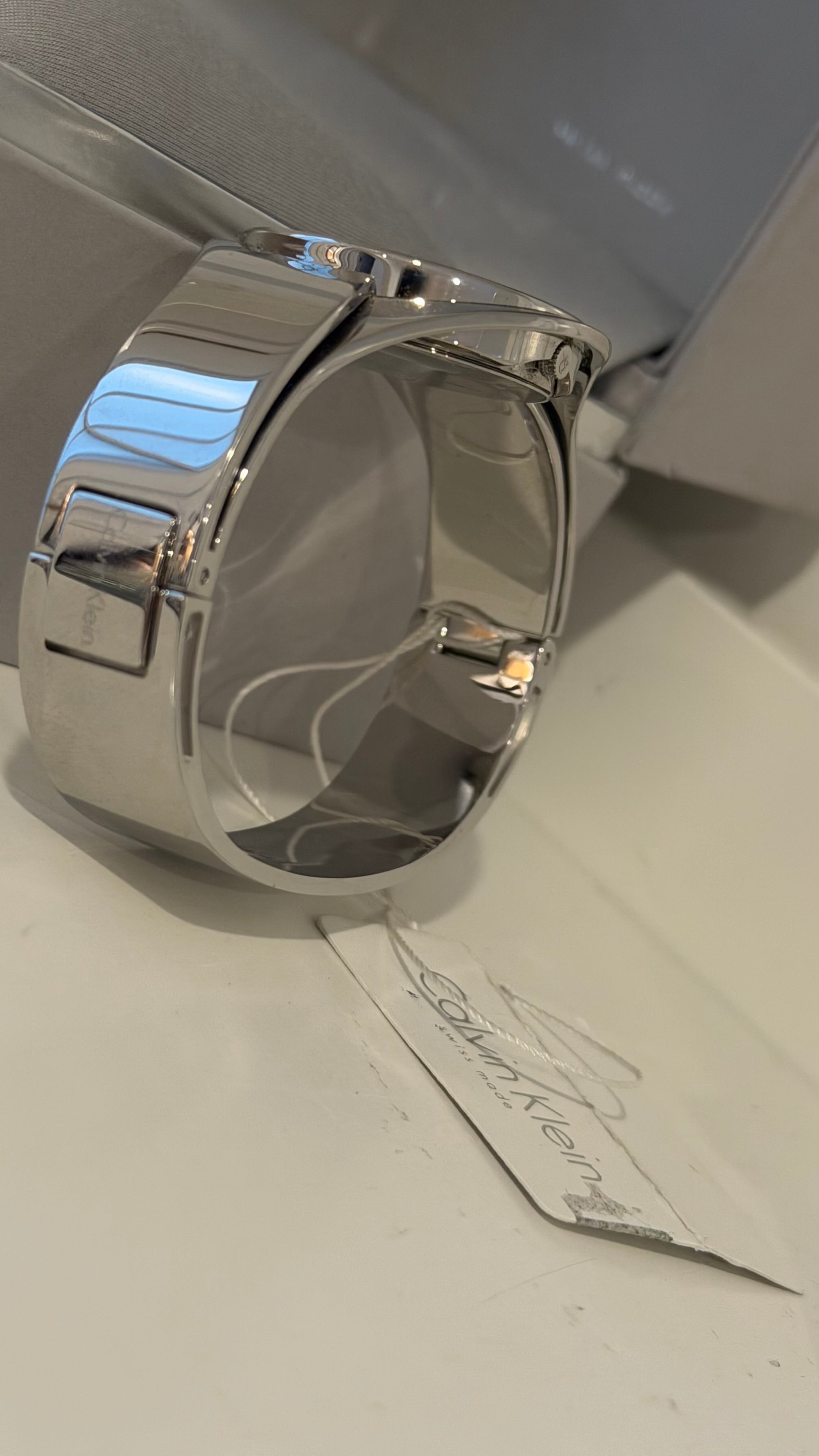 CK stainless steel watch