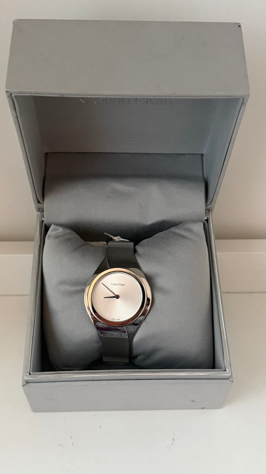 CK stainless steel watch