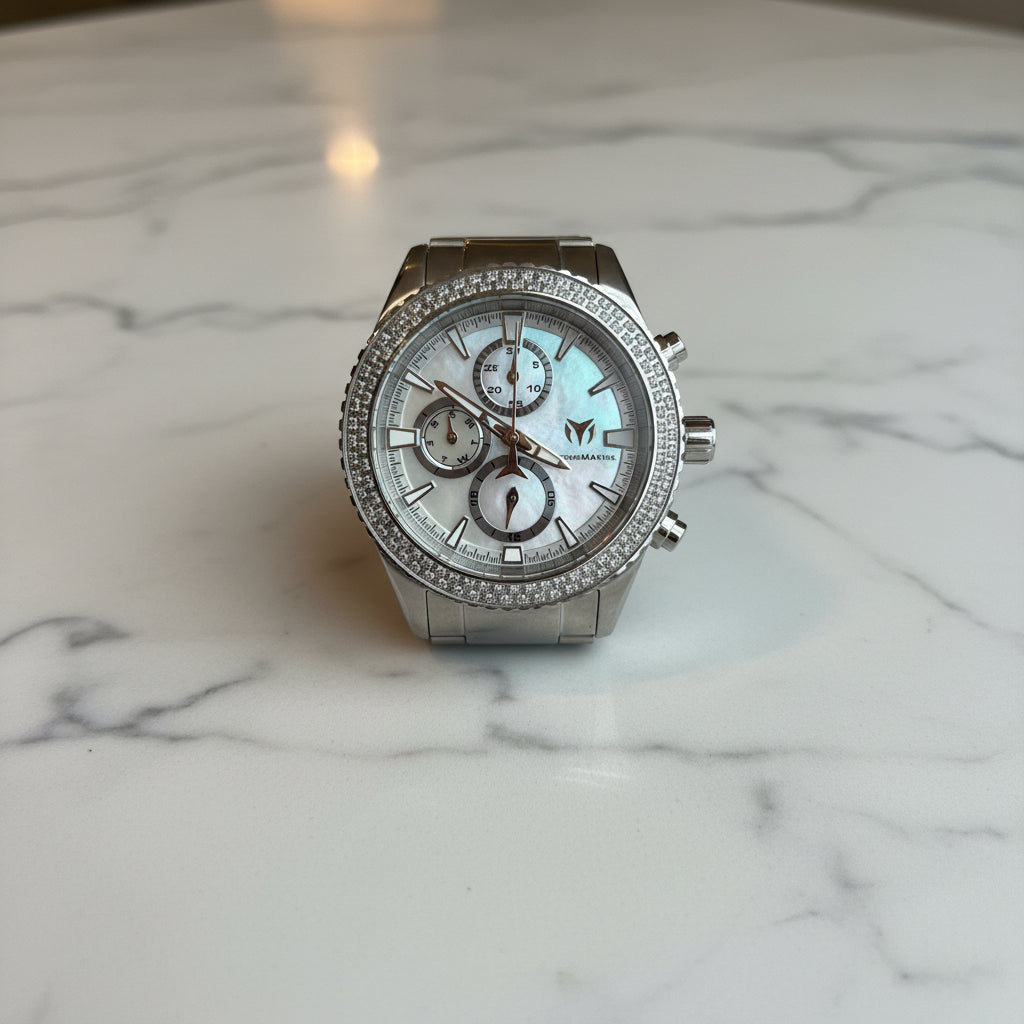 TechnoMarine Diamond Watch/silicone band