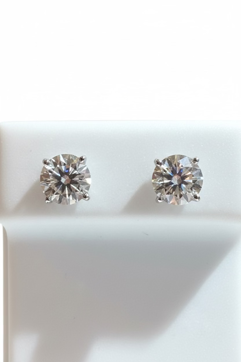 Moissanite Diamond 925 Italy Sterling Silver
